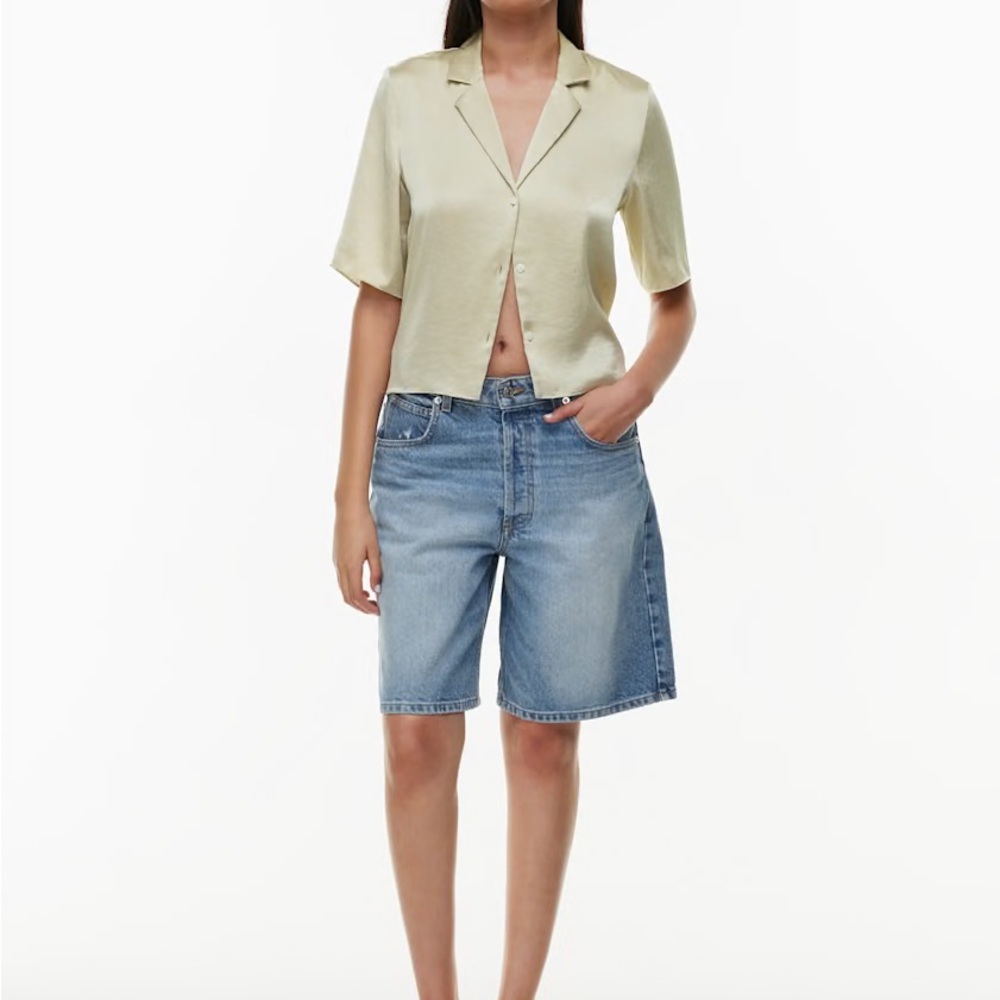 Aritzia Besos Satin Shirt sold out online